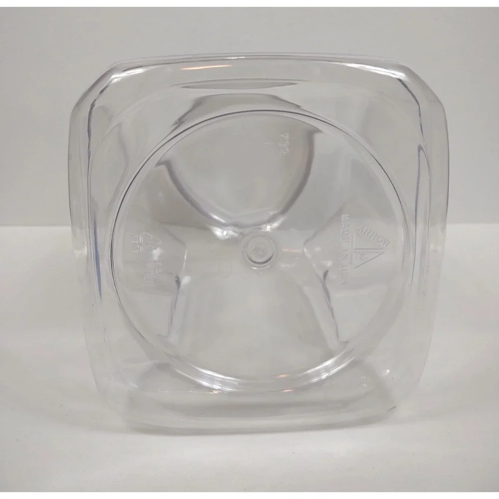 Clear Stackable Storage Jar Container 128oz Food Cookie Snack No BPA USA Made